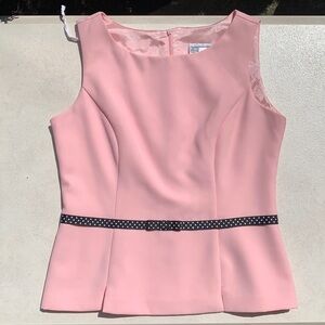Jessica Howard pink tank top with bow detail